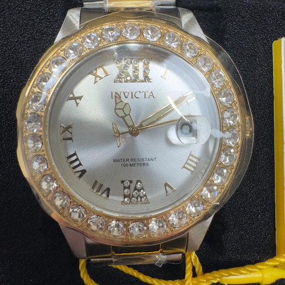 Invicta Pro Driver Watch Women 38mm Two-Tone New Crystal Bezel Date 20215 main image 10